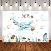 210x150cm Aircraft Theme Birthday Background Cloth Party Decoration Photography Background