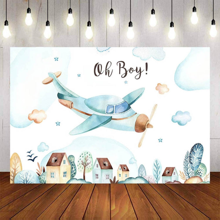 210x150cm Aircraft Theme Birthday Background Cloth Party Decoration Photography Background