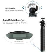 APEXEL APL-JJ09 Mobile Selfie Live Streaming Portable Stretch Telephoto Tripod(Black)