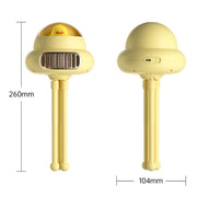 Shaking Head Stroller Fan Leafless Octopus Mute Portable Mini Fan Shaking Head Version (Yellow)