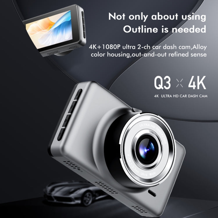Anytek Q3 4K Driving Recorder WiFi Dual Record Night Vision Sensor Mobile Detection Recorder - free shipping - PMC Jewellery - Order now!