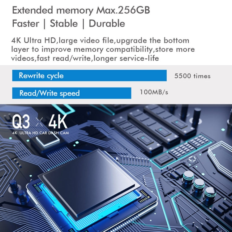Anytek Q3 4K Driving Recorder WiFi Dual Record Night Vision Sensor Mobile Detection Recorder - free shipping - PMC TechLife - Order now!