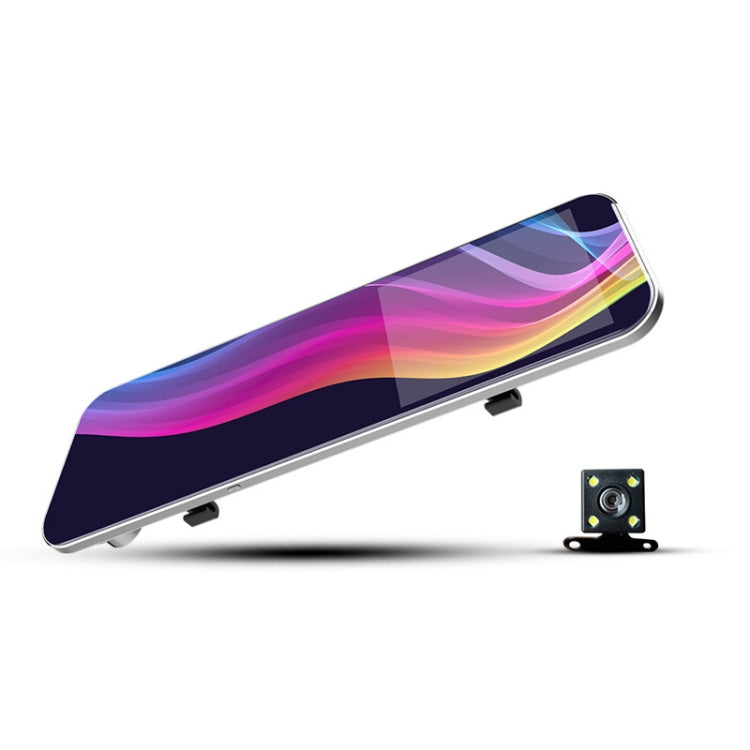 Anytek A6 5 inch HD Dual Record Lens Driving Recorder Car Rear View Mirror Image Car - free shipping - PMC Jewellery - Order now!