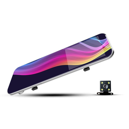 Anytek A6 5 inch HD Dual Record Lens Driving Recorder Car Rear View Mirror Image Car - free shipping - PMC Jewellery - Order now!