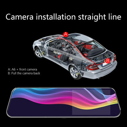 Anytek A6 5 inch HD Dual Record Lens Driving Recorder Car Rear View Mirror Image Car - free shipping - PMC Jewellery - Order now!