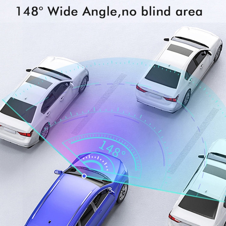 Anytek M12+ 9.66 Inch Large Screen Dual-Record Driving Recorder 2K Touch Screen Parking Video Reversing Image - free shipping - PMC Jewellery - Order now!