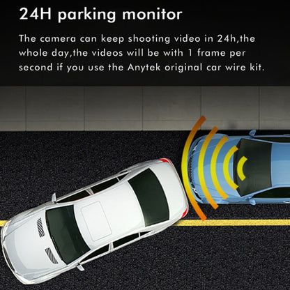 Anytek M12+ 9.66 Inch Large Screen Dual-Record Driving Recorder 2K Touch Screen Parking Video Reversing Image - free shipping - PMC Jewellery - Order now!