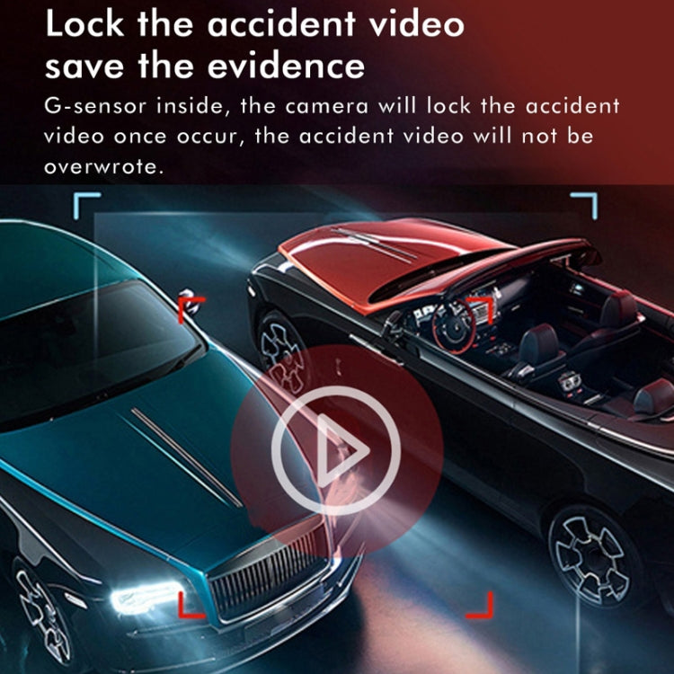 Anytek M12+ 9.66 Inch Large Screen Dual-Record Driving Recorder 2K Touch Screen Parking Video Reversing Image - free shipping - PMC Jewellery - Order now!