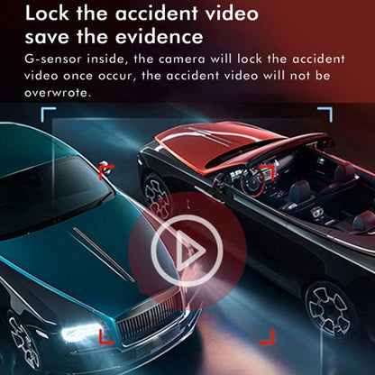 Anytek M12+ 9.66 Inch Large Screen Dual-Record Driving Recorder 2K Touch Screen Parking Video Reversing Image - free shipping - PMC Jewellery - Order now!