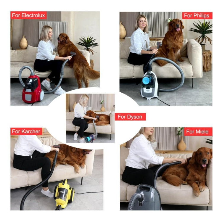 For Dyson Vacuum Cleaner Pet Hair Removal Brush Set, Spec: With V6 Adapter - For Dyson Accessories by PMC TechLife | Online Shopping South Africa | PMC TechLife | Buy Now Pay Later Mobicred