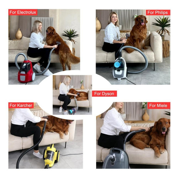 For Dyson Vacuum Cleaner Pet Hair Removal Brush Set, Spec: With V8 Adapter