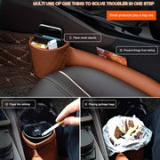 Car Seat Gap Leak-Proof Plugs Debris Storage Bag, Color: Black Red Principal Driver