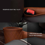 Car Seat Gap Leak-Proof Plugs Debris Storage Bag, Color: Dark Brown Principal Driver