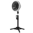 ZK-01 7 Inch Outdoor Camping LED Light Tripod Fan Portable Multifunctional Power Bank Hanging Fan(Gray) - Electric Fans by PMC TechLife | Online Shopping South Africa | PMC TechLife | Buy Now Pay Later Mobicred