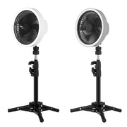 ZK-01 7 Inch Outdoor Camping LED Light Tripod Fan Portable Multifunctional Power Bank Hanging Fan(White)