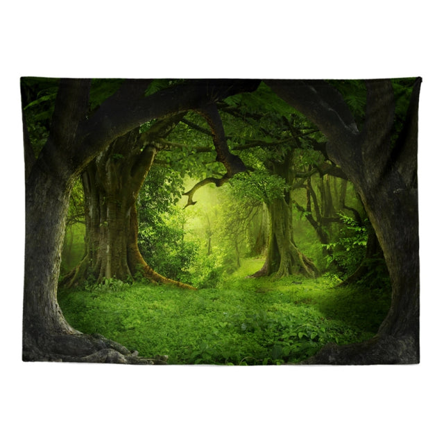 Dream Forest Series Party Banquet Decoration Tapestry Photography Background Cloth, Size: 100x75cm(G)