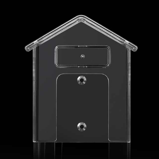 Wireless Doorbell Water-resistant Cover Outdoor Doorbell Transparent Rain Protection Case(E30)
