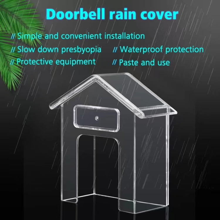 Wireless Doorbell Waterproof Cover Outdoor Doorbell Transparent Rain Protection Case(E30) - Other Device by PMC TechLife | Online Shopping South Africa | PMC TechLife