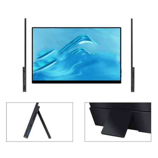 13.3 inch Touch Version 4K Portable External Extended Screen Display For Switch/PS5/Mobile Phone/Computer(UK Plug) - LCD Monitors by PMC Jewellery | Online Shopping South Africa | PMC Jewellery | Buy Now Pay Later Mobicred