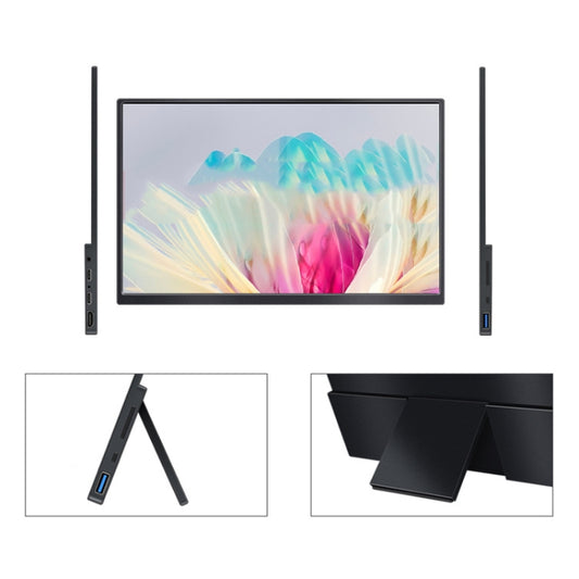 15.6 inch Ordinary Version 4K Portable External Extended Screen Display For Switch/PS5/Mobile Phone/Computer(UK Plug) - LCD Monitors by PMC Jewellery | Online Shopping South Africa | PMC Jewellery | Buy Now Pay Later Mobicred