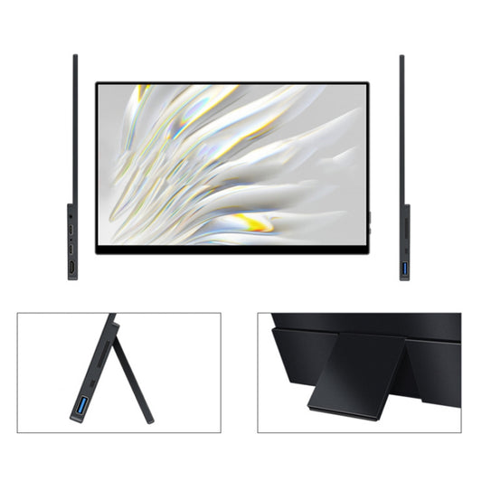 15.6 inch Touch Version 4K Portable External Extended Screen Display For Switch/PS5/Mobile Phone/Computer(AU Plug) - LCD Monitors by PMC Jewellery | Online Shopping South Africa | PMC Jewellery | Buy Now Pay Later Mobicred