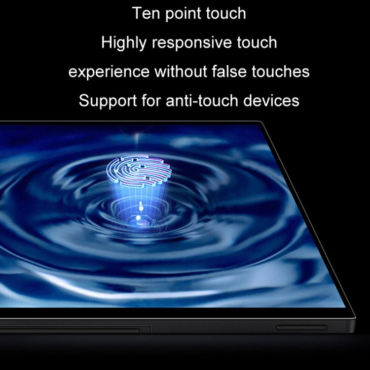 15.6 inch Touch Version 4K Portable External Extended Screen Display For Switch/PS5/Mobile Phone/Computer(UK Plug) - LCD Monitors by PMc TechLife | Online Shopping South Africa | PMc TechLife | Buy Now Pay Later Mobicred
