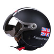 GXT Electric Vehicle Half Cover Helmet Four Seasons Retro Helmet, Size: XL(Matte Black Flower) - free shipping - PMC TechLife - Order now!