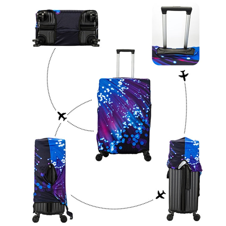 Graffiti Luggage Dust Cover Outdoor Travel Thick Elastic Luggage Protective Cover, Size: XL (24-26 inches)(T-016)