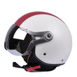 GXT Electric Vehicle Half Cover Four Seasons Retro Helmet, Size: L(White Red) - free shipping - PMC TechLife - Order now!