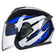 GXT Electric Vehicle Four Seasons Sun Protection & Windshield Double Lens Helmet, Size: XL(Bright Black Blue) - Helmets by GXT | Online Shopping South Africa | PMC TechLife | Buy Now Pay Later Mobicred