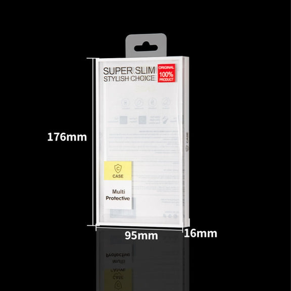 100pcs For 6.1-6.7 inch Mobile Phone Case Packaging Universal Digital Packaging Box Without Inner Pallet Suction Color Random Delivery