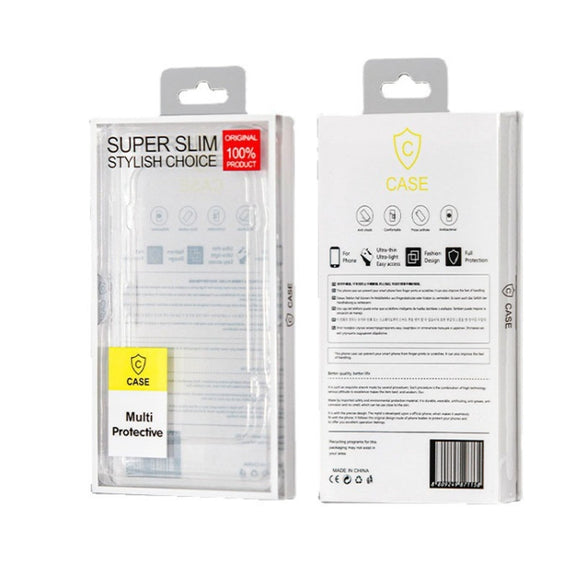 100pcs For 6.1-6.7 inch Mobile Phone Case Packaging Universal Digital Packaging Box Without Inner Pallet Suction Color Random Delivery