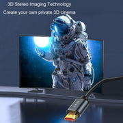 JINGHUA 1m HDMI2.0 Version High-Definition Cable 4K Display Cable
