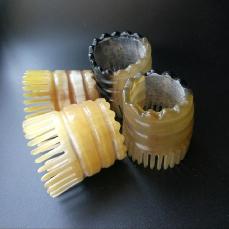 Cylindrical Horn Comb Short Shampoo Brush, Color Random Delivery - free shipping - PMC TechLife - Order now!