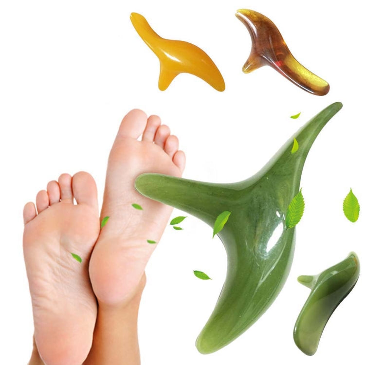 Secret Wax Triangle Sparrow Massager Point Pressing Point Meridian Stick(Green) - free shipping - PMC TechLife - Order now!