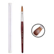 Red Wood Handle Kolinsky Hair Nail Art Brush No. 14 - Nail Art Equipment by PMC Jewellery | Online Shopping South Africa | PMC Jewellery | Buy Now Pay Later Mobicred