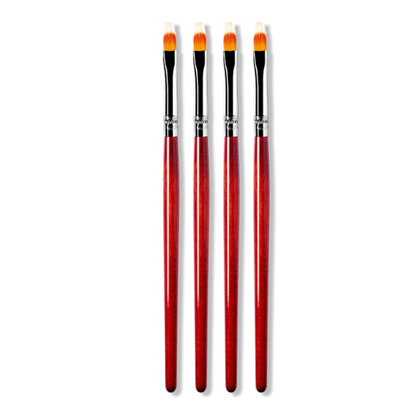 Nail Pen Wooden Pole Tool Gradient Dyeing Pen Multi-Line Hooking Tool(No.14 Sweeping Pen)