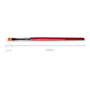 Nail Pen Wooden Pole Tool Gradient Dyeing Pen Multi-Line Hooking Tool(No.14 Sweeping Pen)