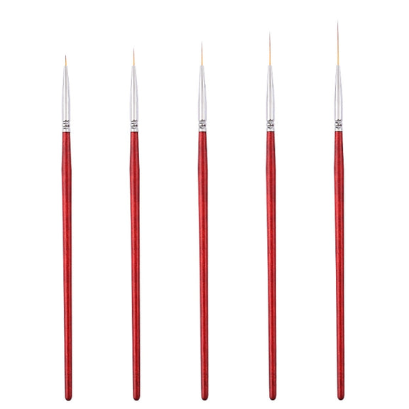 No.1 0.6cm Nail Fine Line Pulling Pen Color Painting Flower Pen Fine Outline Nail Art Pen