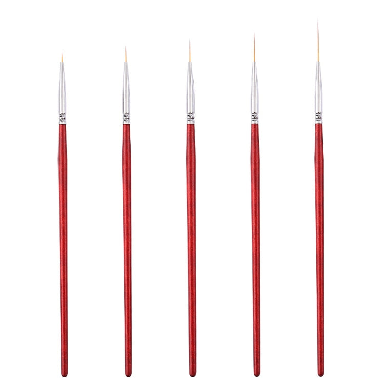 No.1 0.6cm Nail Fine Line Pulling Pen Color Painting Flower Pen Fine Outline Nail Art Pen