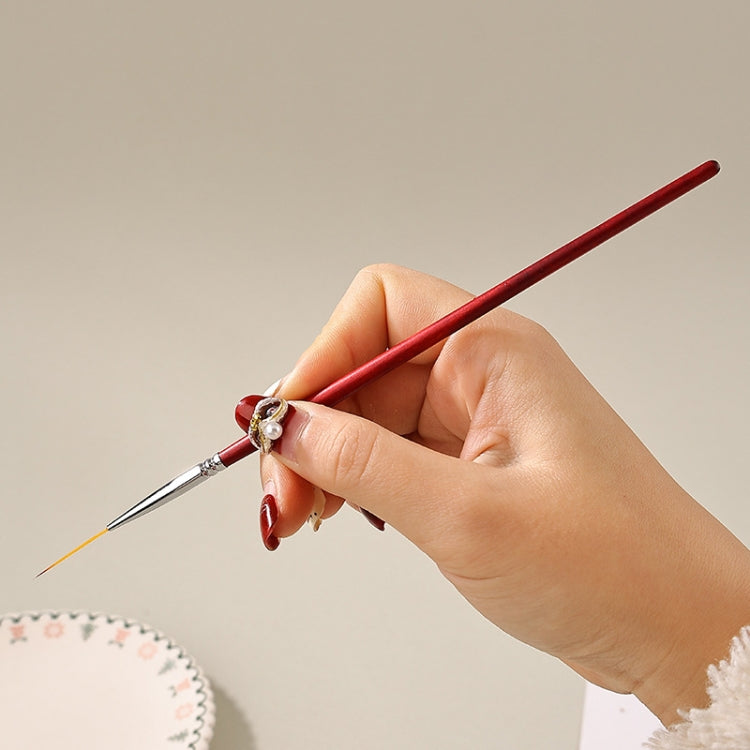 No.1 0.6cm Nail Fine Line Pulling Pen Color Painting Flower Pen Fine Outline Nail Art Pen