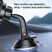 SUITU  12V/24V Mini Car Fan USB Charging Single Head Fan 360 Degree Cooling Fan, Style: Suction Cup Model