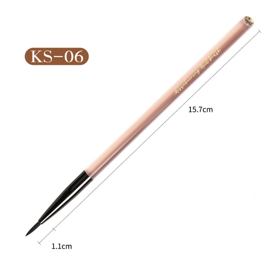 Acrylic Tea Color Pen Brush Beauty Nail Pen Color Painting Drawing Pen Light Therapy Pen(KS06)