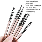 Acrylic Tea Color Pen Brush Beauty Nail Pen Color Painting Drawing Pen Light Therapy Pen(KS11)