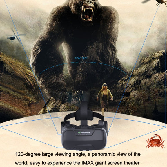 3D Virtual Reality Gaming Glasses Immersive VR Smart Glasses(Black)