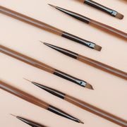 Brown Nail Art Pen Set Colorful Drawing Tools, Style: Round Head Pen