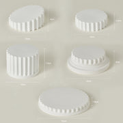 Roman Column Plaster Photography Props Still Life Ornament, Style: 5pcs/set