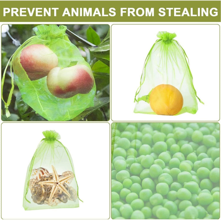 100pcs /Pack  Fruit Protection Bag Anti-Insect And Anti-Bird Net Bag 13 x 18cm(Black)