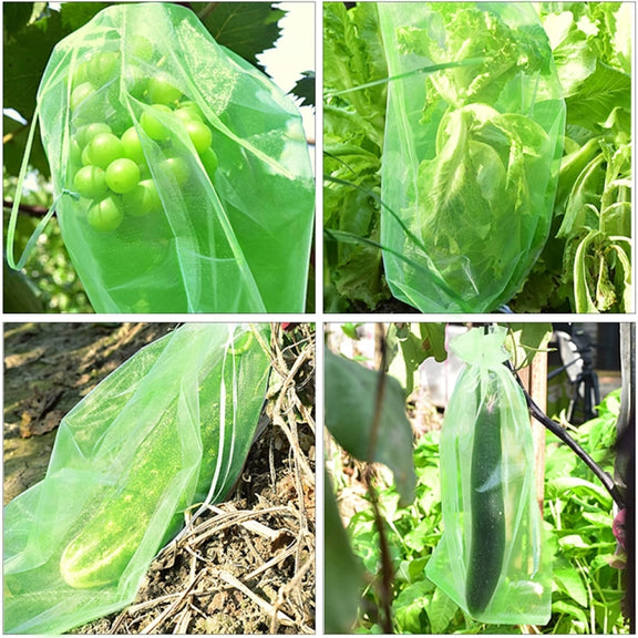100pcs /Pack  Fruit Protection Bag Anti-Insect And Anti-Bird Net Bag 13 x 18cm(Black)