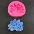 Silicone Handmade Mold Chocolate Epoxy Gypsum Fondant Mold(Gardenia) - Arts & Crafts by PMC TechLife | Online Shopping South Africa | PMC TechLife